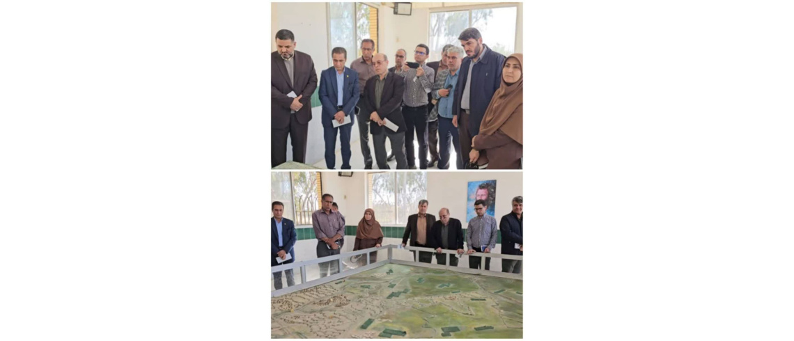 بازدید رئیس سازمان مدیریت بحران کشور از پروژه پخش سیلاب گربایگان فسا