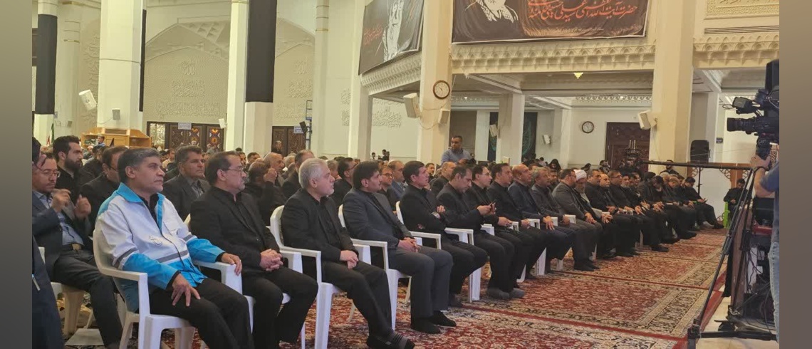 حضور پرشور مجموعه منابع طبیعی و آبخیزداری استان فارس در مراسم سوگواری امام شهیدان