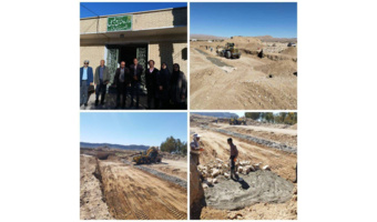 عملیات اجرایی مرمت و نگهداری پروژه کنترل سیلاب و تغذیه مصنوعی در شهرستان فسا