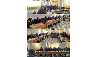 جلسه هماهنگی و مدیریت  برگزاری هفته منابع طبیعی در اقلید