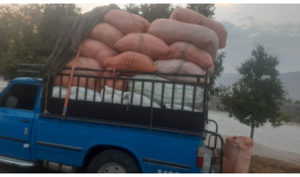 کشف و توقیف یک دستگاه خودروی نیسان حامل گیاه دارویی آویشن در شهرستان بختگان