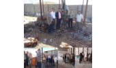 بازدید از مرکز تولید زغال صنعتی روستای خافتر شهرستان خفر