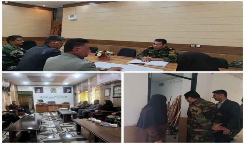 بازدید فرمانده یگان حفاظت اداره کل منابع طبیعی فارس از شهرستان فسا