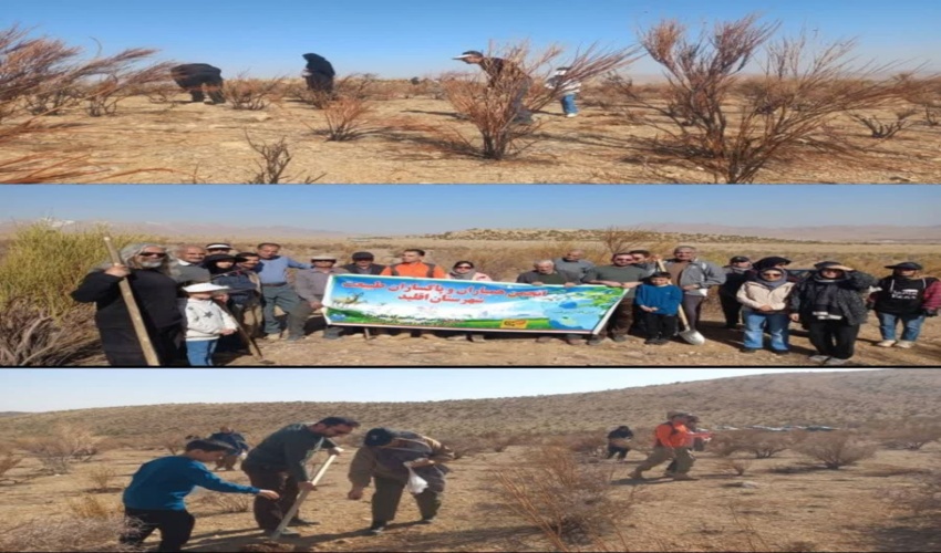 برگزاری پویش بذرکاری با مشارکت تشکل‌های مردم نهاد در شهرستان اقلید