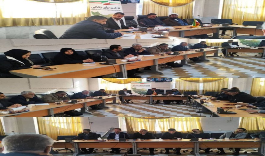 جلسه هماهنگی و مدیریت  برگزاری هفته منابع طبیعی در اقلید