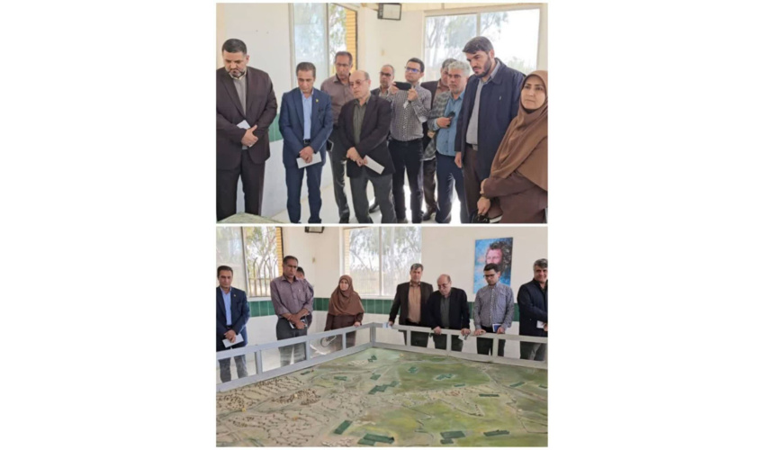 بازدید رئیس سازمان مدیریت بحران کشور از پروژه پخش سیلاب گربایگان فسا