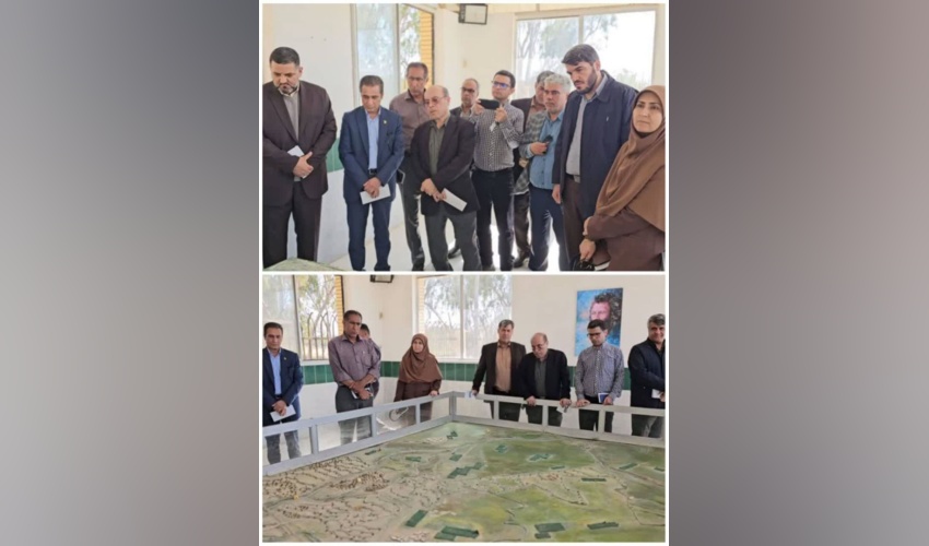 بازدید رئیس سازمان مدیریت بحران کشور از پروژه پخش سیلاب گربایگان فسا