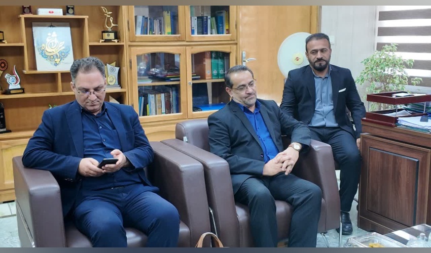 دیدار نماینده مردم شهرستان‌های ممسنی و رستم در مجلس شورای اسلامی با مدیرکل منابع طبیعی و آبخیزداری استان فارس