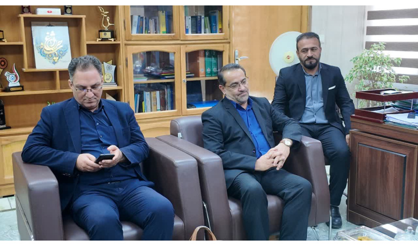 دیدار نماینده مردم شهرستان‌های ممسنی و رستم در مجلس شورای اسلامی با مدیرکل منابع طبیعی و آبخیزداری استان فارس