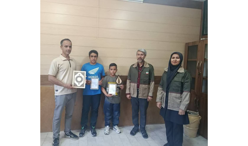 تجلیل از همیاران طبیعت و دانش‌آموزان پیشگام در پویش ملی «کاشت یک میلیارد درخت» در شهرستان فسا